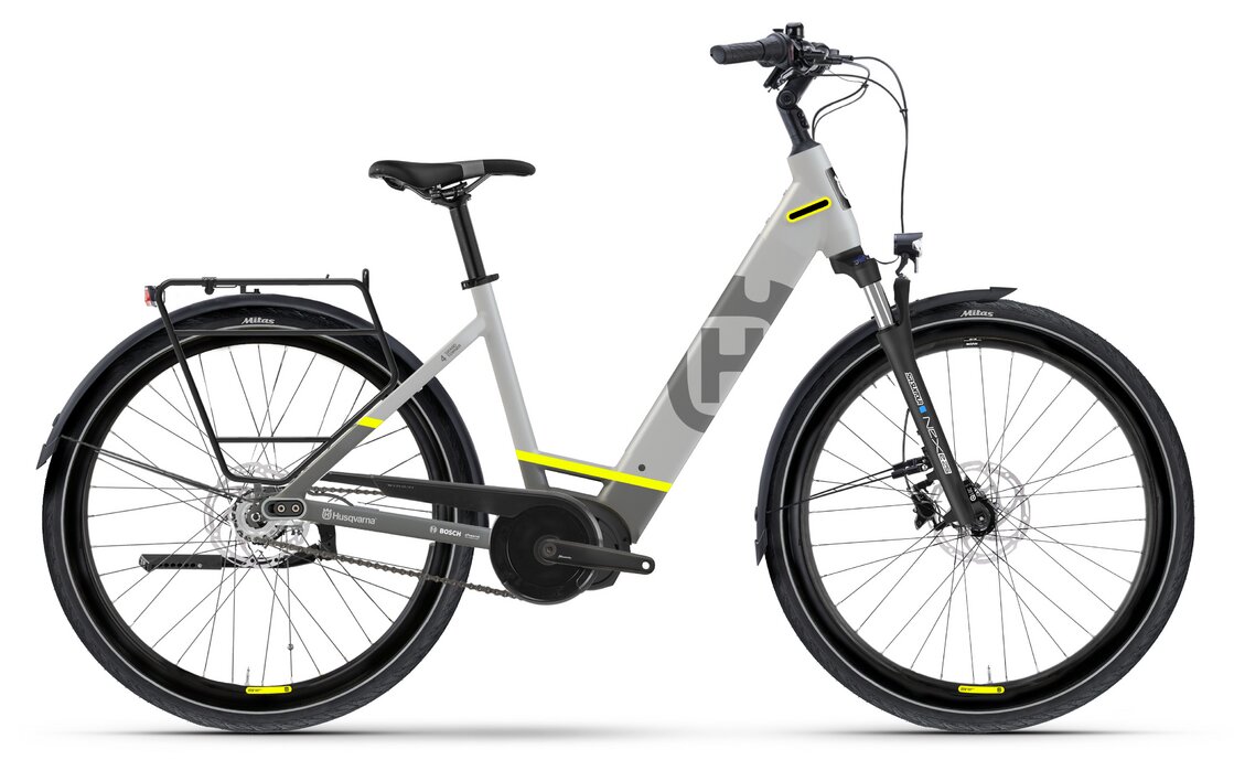 Husqvarna Grand Towner 4 CB - 500 Wh - 26 Zoll - Tiefeinsteiger - 2024 - Grau